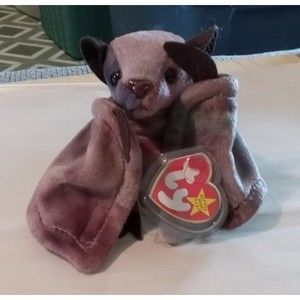 COPY - Ty Beanie Babies Batty The Bat tie dyed
